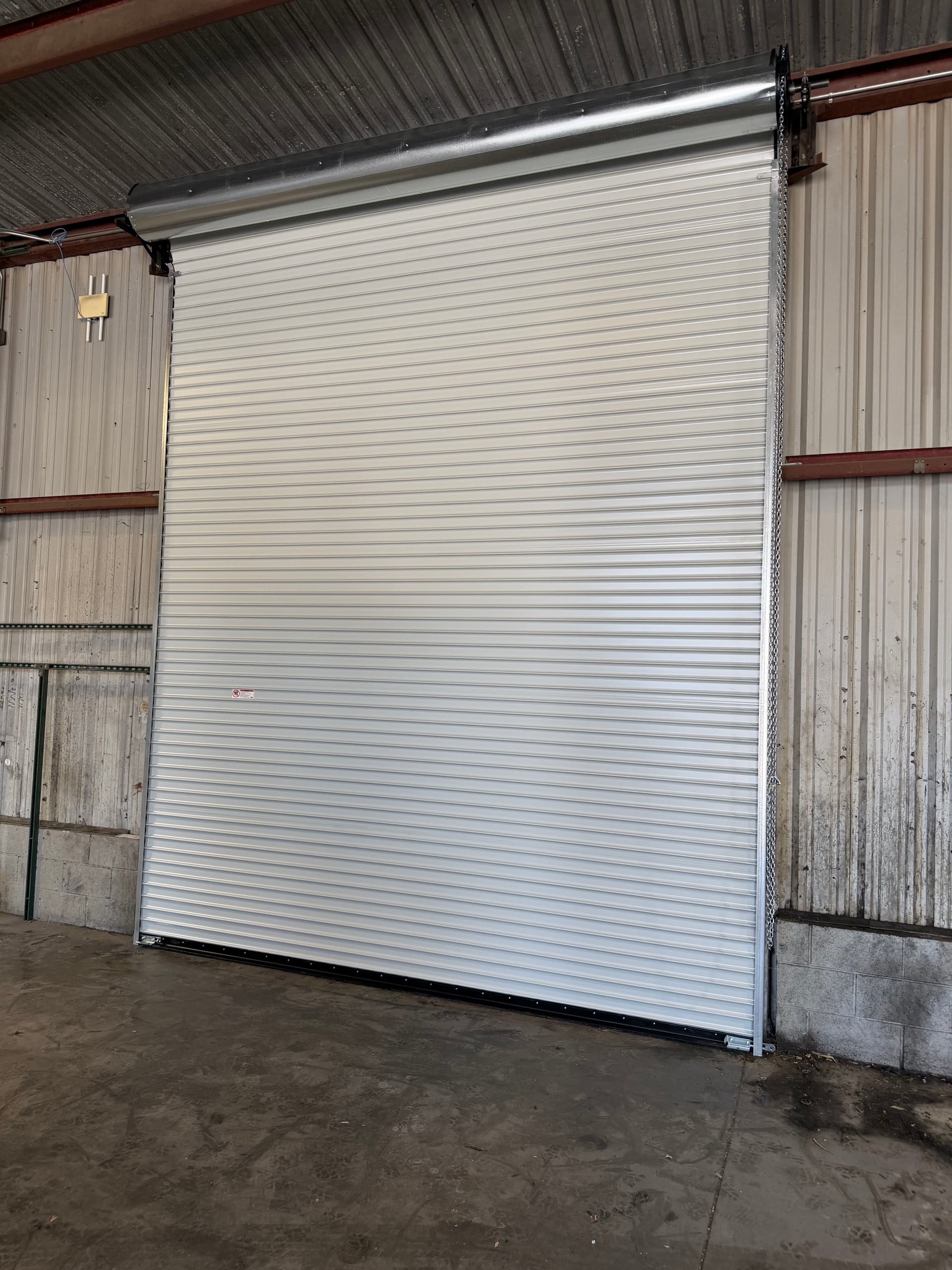 Commercial Roll-Up Sheet Door Built to Handle Daily Punishment image
