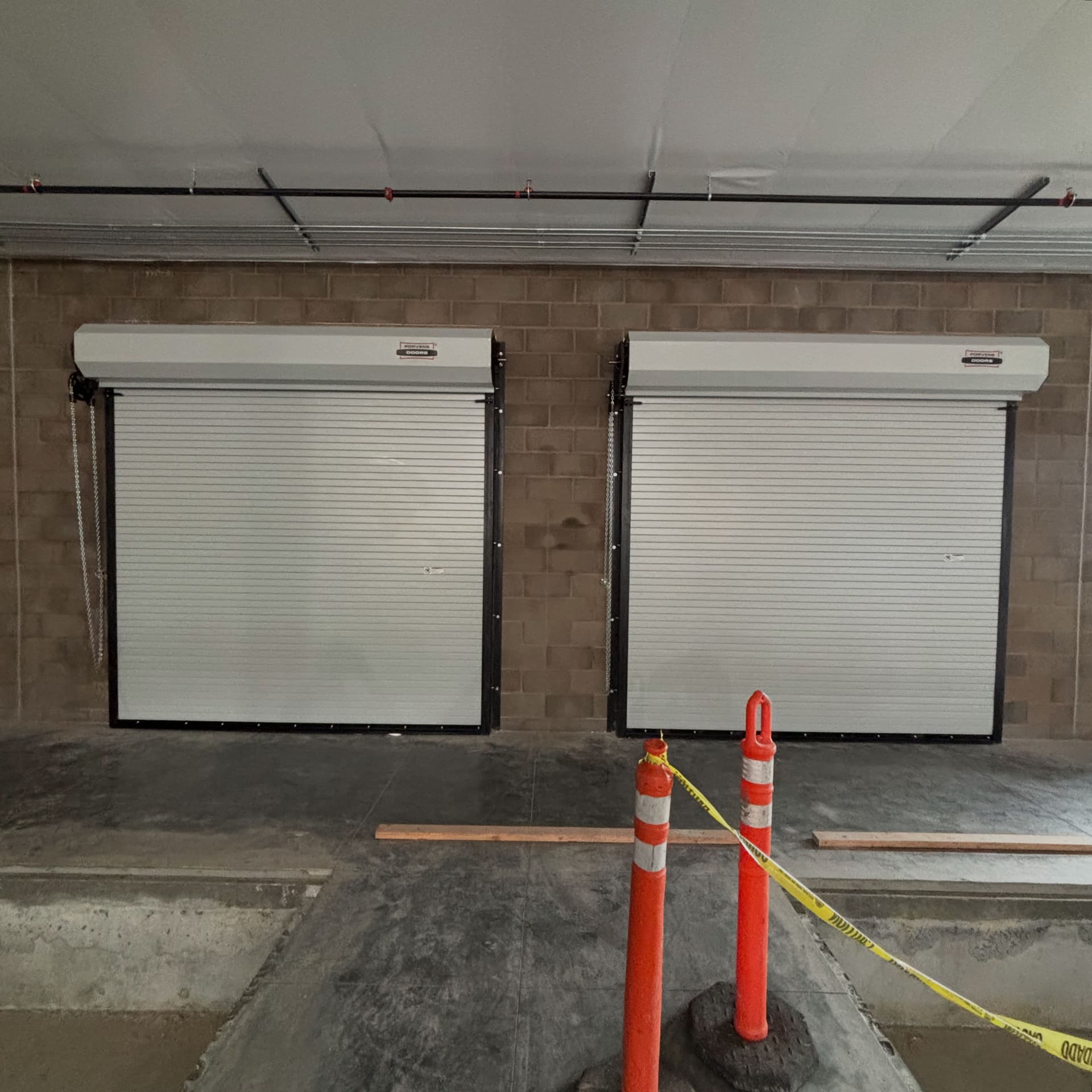Porvene 422 Service Roll-Up Doors Installed and Ready to Work image