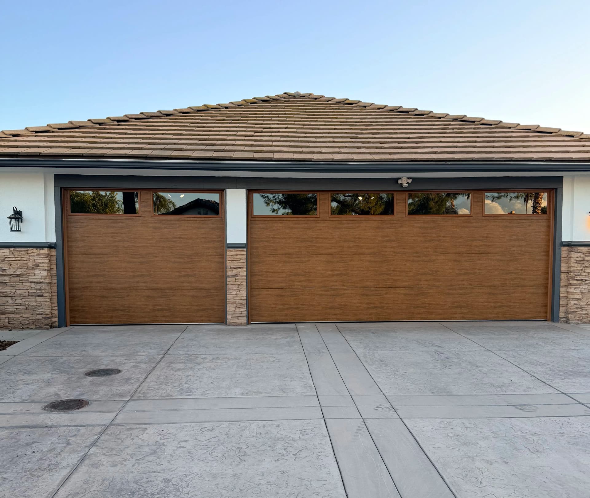 Clopay Modern Steel Ultra-Grain Garage Door Installation That Turns Heads image