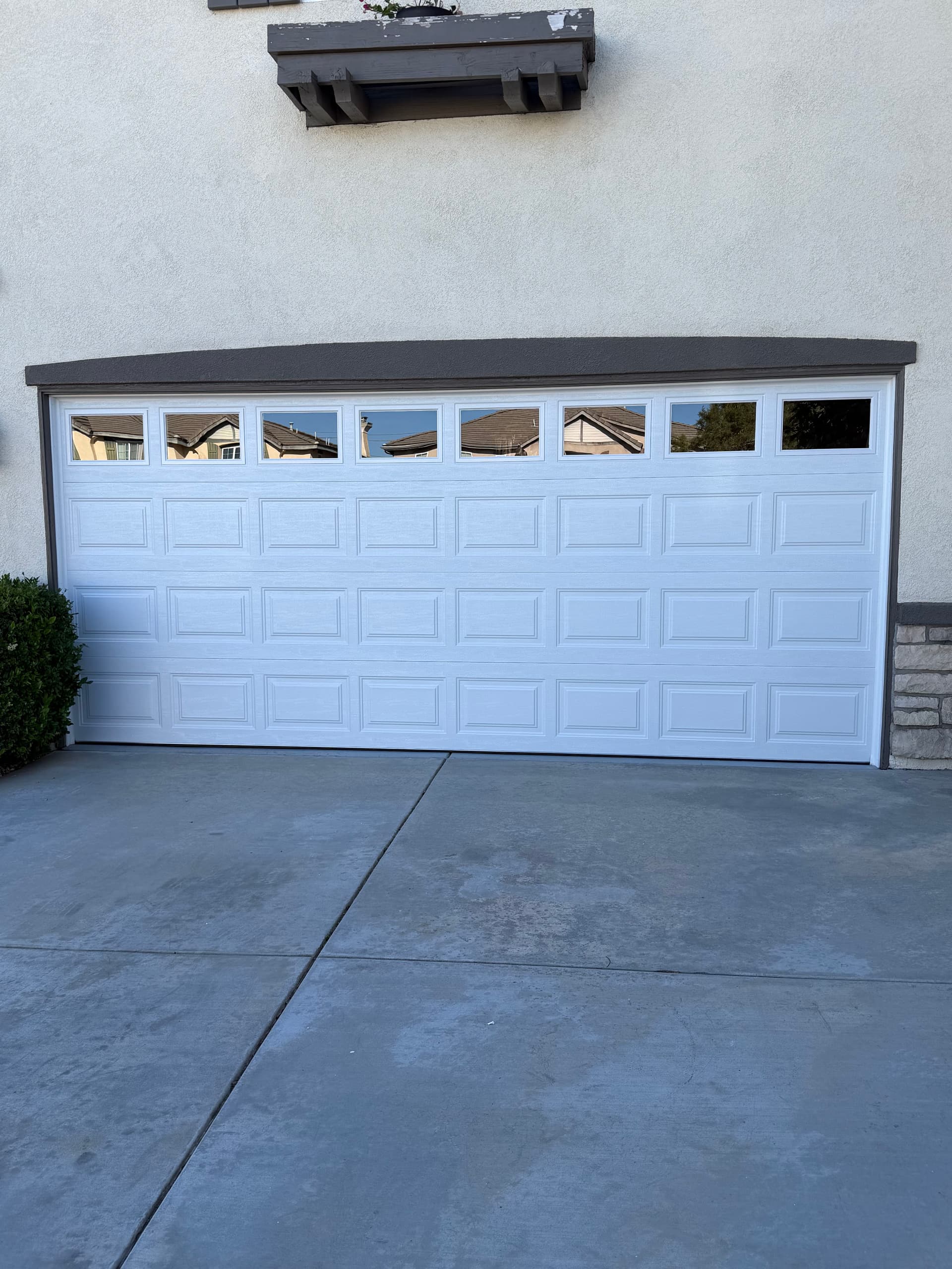 Clopay Premium Classic Steel Garage Door Installation with Short Panel Style image